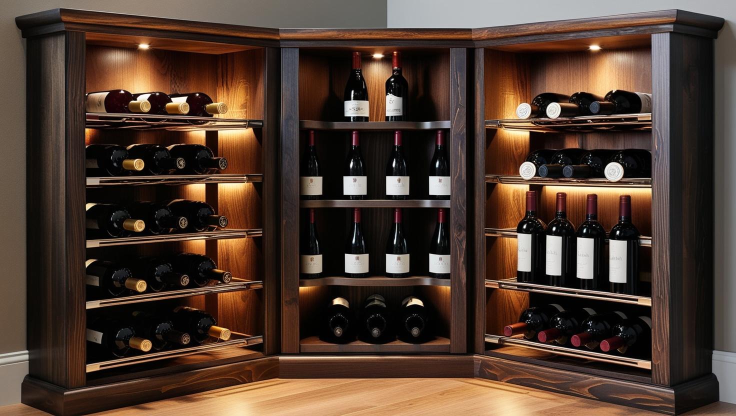 Corner Wine Rack