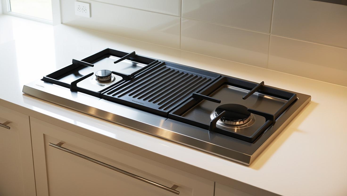 Gas Cooktop with Griddle